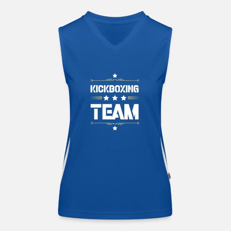 Équipe de kickboxing Débardeur respirant contrasté Femme