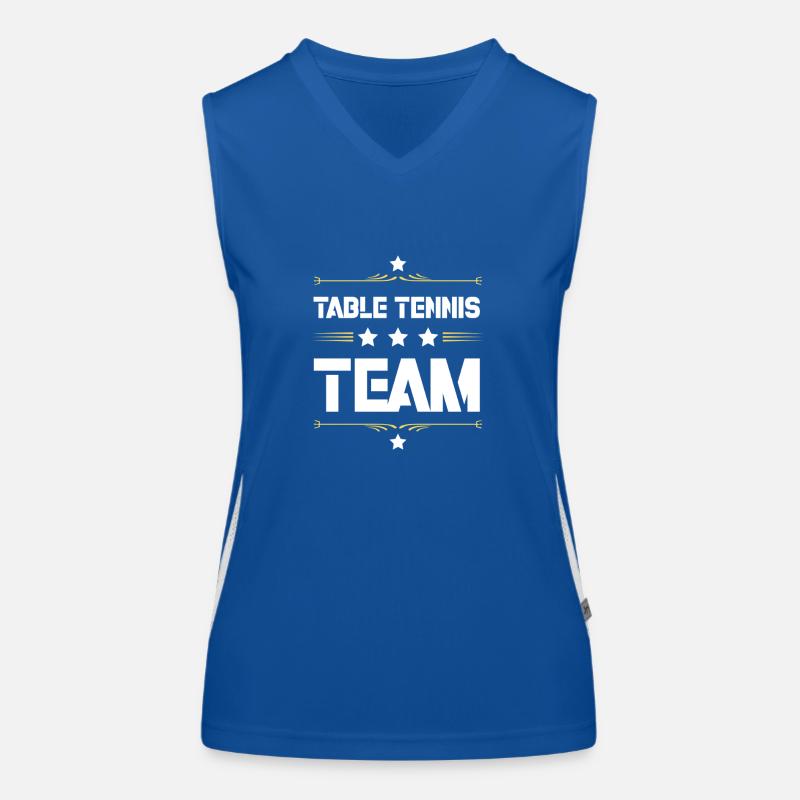 Table Tennis Team Funktionelles Kontrast-Tank Top für Frauen