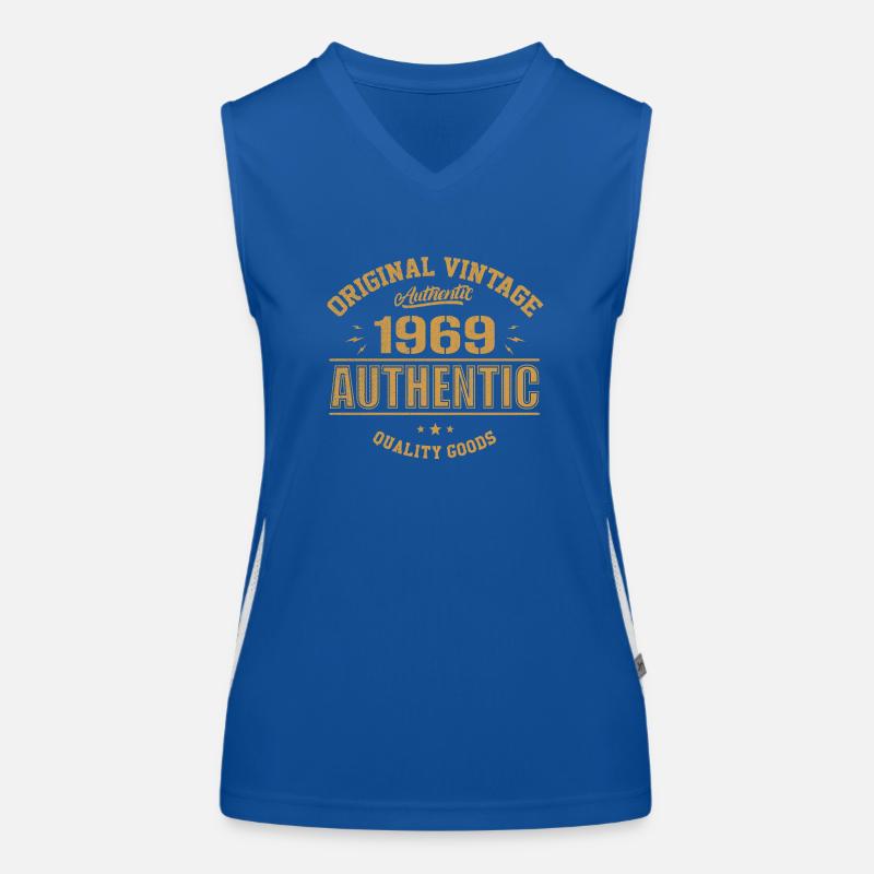 Authentisches 1969 Original 1969 Geburtstagsgeschenk Funktionelles Kontrast-Tank Top für Frauen