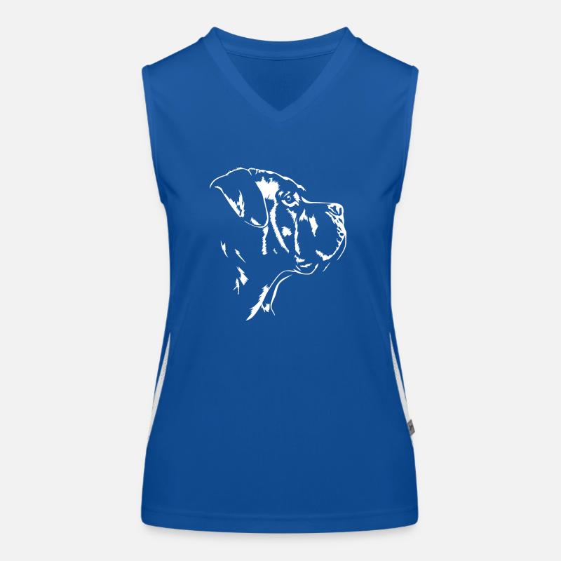 Cane Corso Chien Chiens Wilsigns Débardeur respirant contrasté Femme