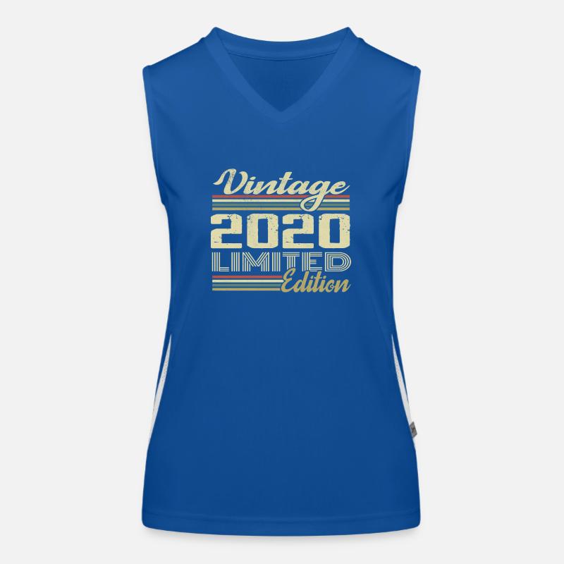 Birthday 4 Years Vintage 2020 Gift 2020 Women's Functional Contrast Tank Top