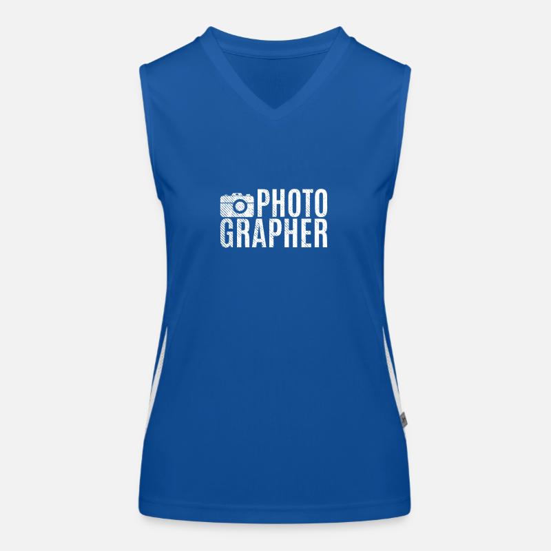 Fotograf Funktionelles Kontrast-Tank Top für Frauen