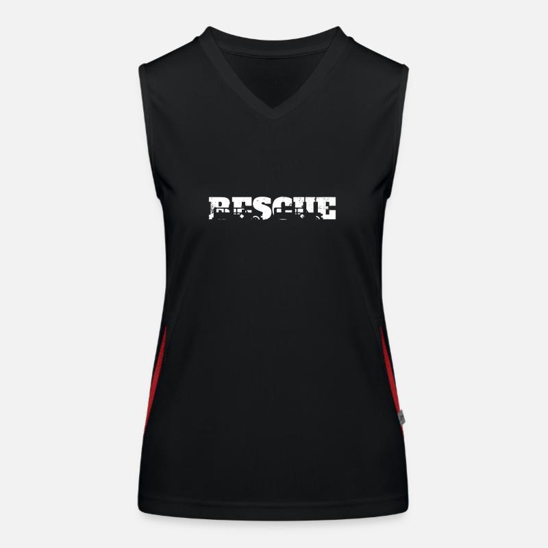 Rescue & Rescue Service Women's Functional Contrast Tank Top