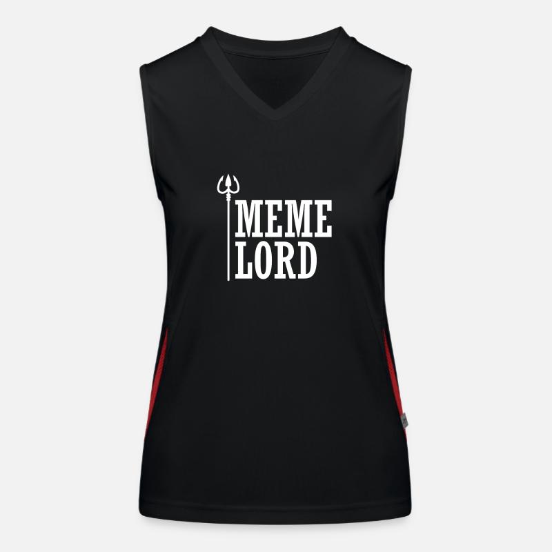 Meme Lord Women's Functional Contrast Tank Top