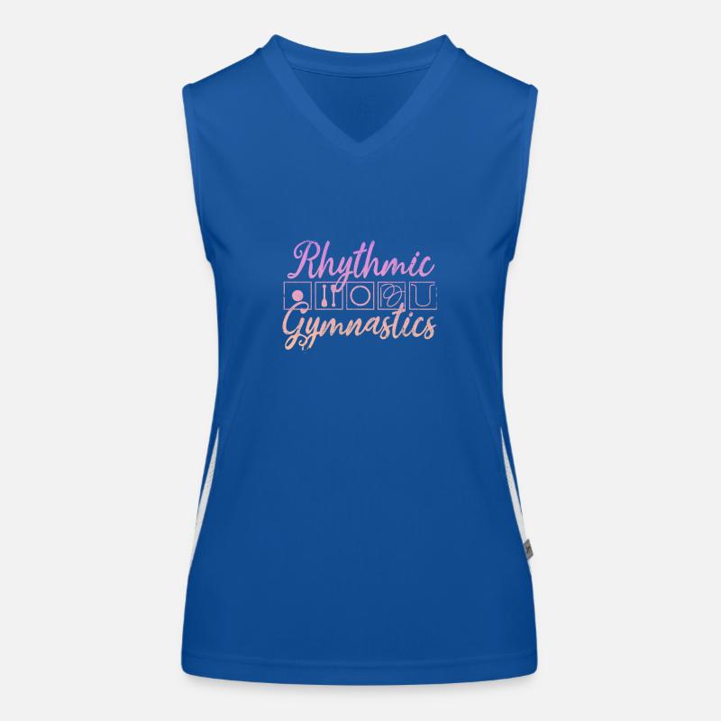 Rhythmic gymnastics gift Women's Functional Contrast Tank Top