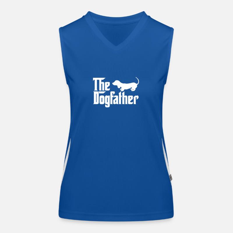 dachshund Women's Functional Contrast Tank Top
