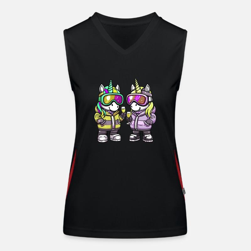 Unicorn Team Ski Women's Functional Contrast Tank Top