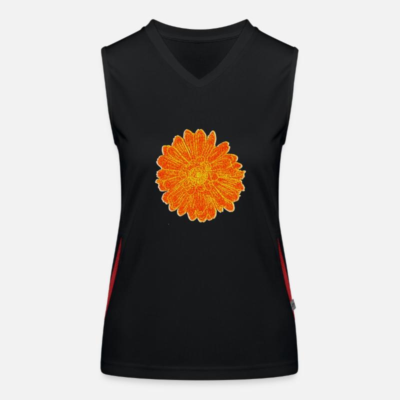 Bluete Impressionismus Funktionelles Kontrast-Tank Top für Frauen