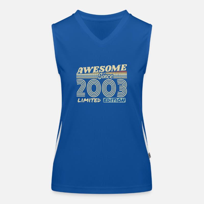 Vintage 2003 Retro - 2003 Geburtstagsgeschenk Funktionelles Kontrast-Tank Top für Frauen