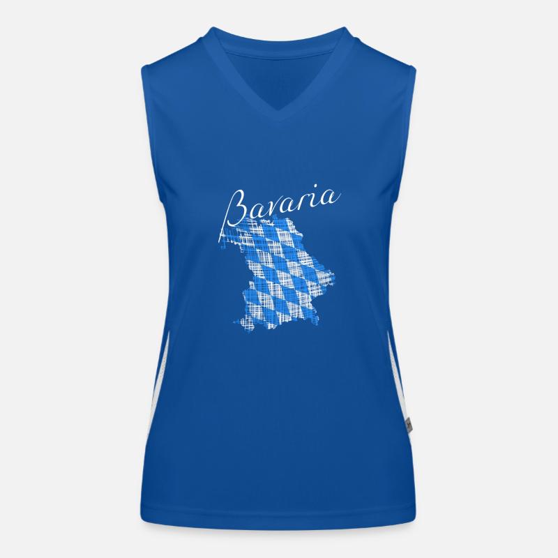 Bayern Funktionelles Kontrast-Tank Top für Frauen