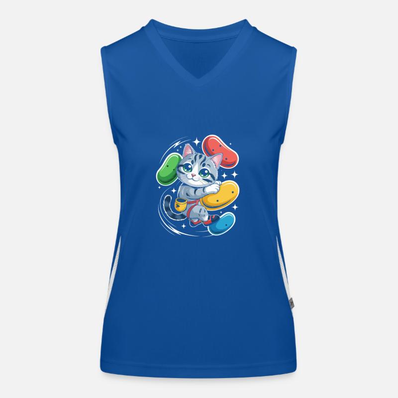 Boulder Katze Funktionelles Kontrast-Tank Top für Frauen