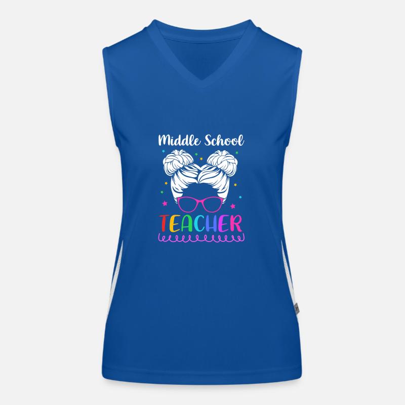 Enseignants de collège Débardeur respirant contrasté Femme