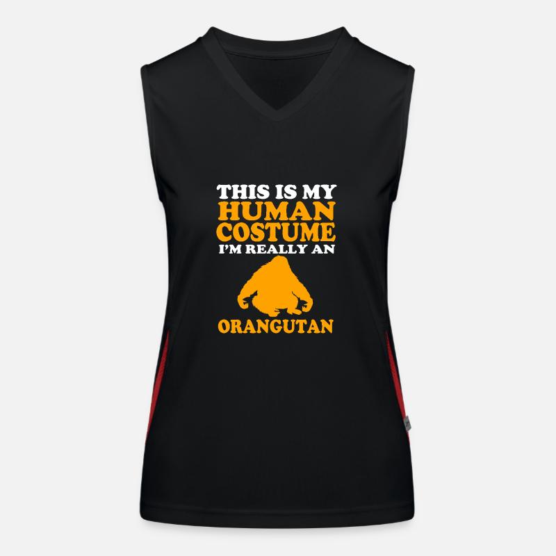 Orang-outan Débardeur respirant contrasté Femme