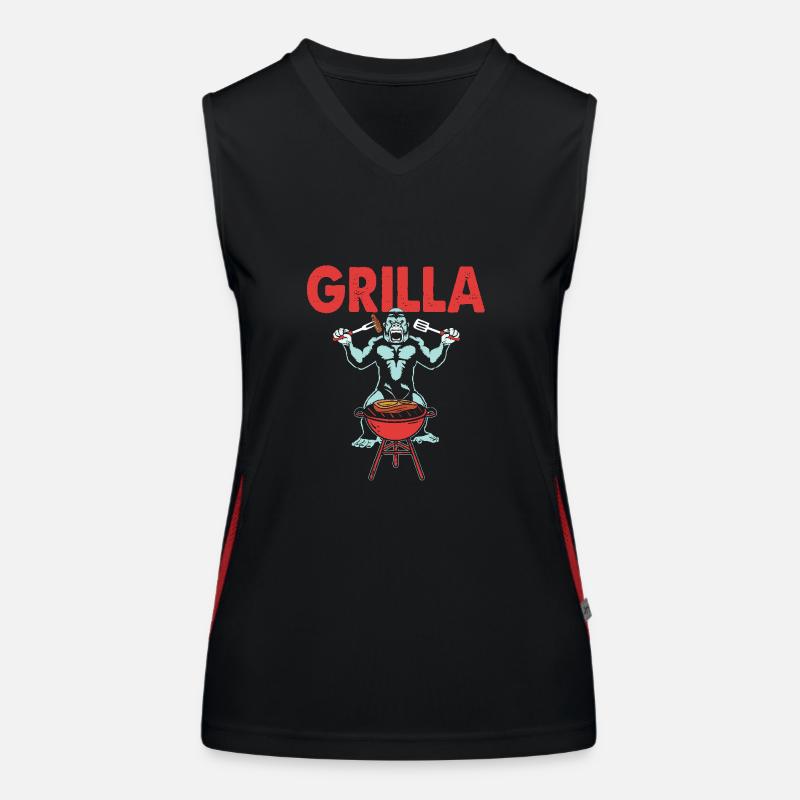 Gorille Débardeur respirant contrasté Femme