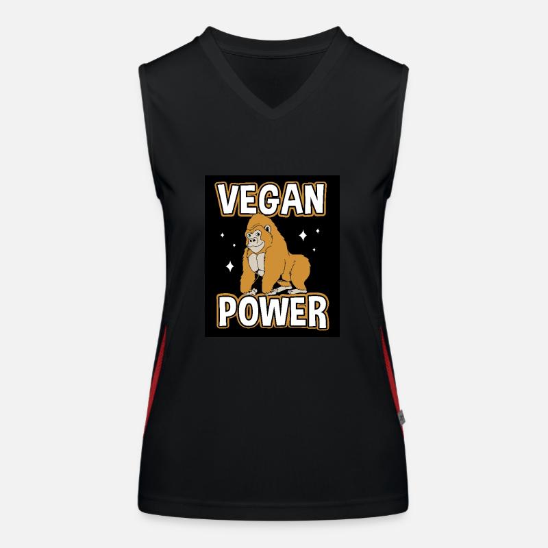 Gorilla Funktionelles Kontrast-Tank Top für Frauen