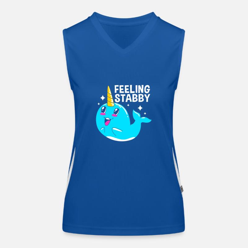 Narwal Funktionelles Kontrast-Tank Top für Frauen