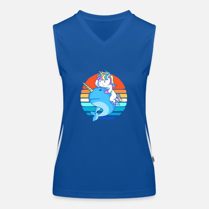 Narwal Funktionelles Kontrast-Tank Top für Frauen