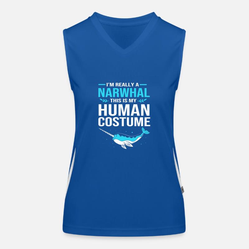 Narwal Funktionelles Kontrast-Tank Top für Frauen