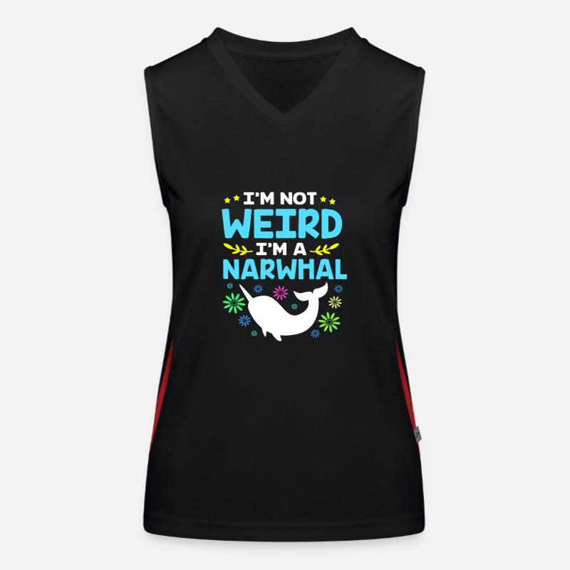 Narwal Funktionelles Kontrast-Tank Top für Frauen