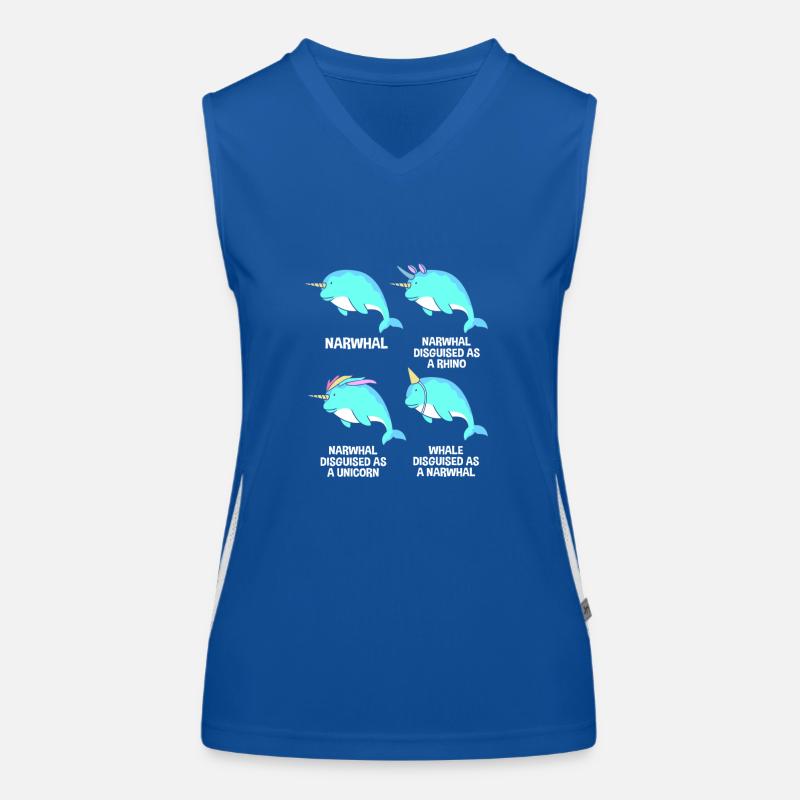 Narwal Funktionelles Kontrast-Tank Top für Frauen