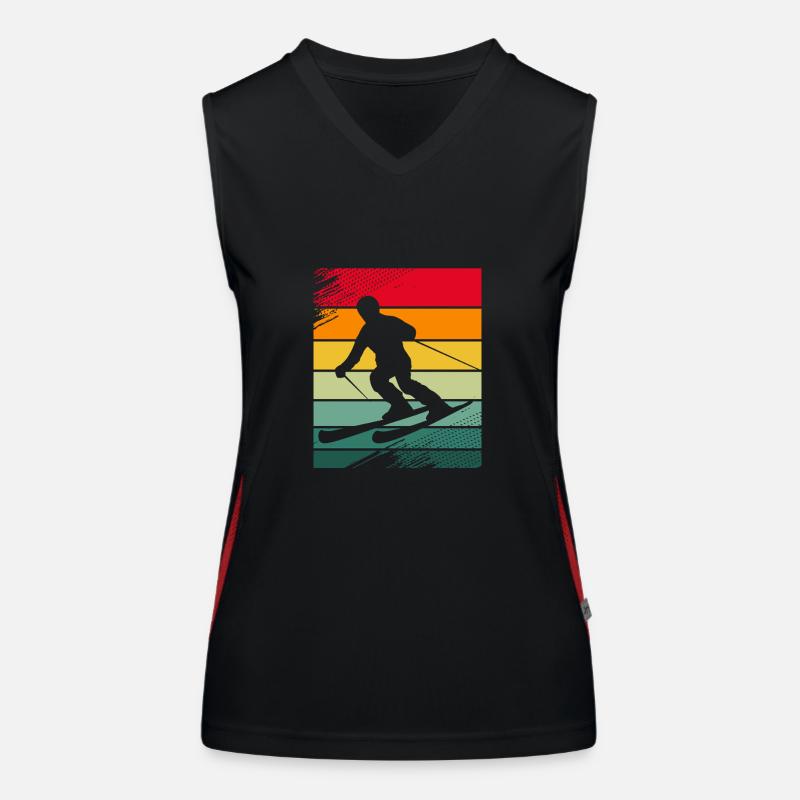 Ski Skiurlaub Funktionelles Kontrast-Tank Top für Frauen
