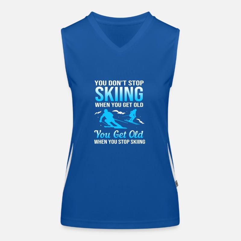 Ski Skiurlaub Funktionelles Kontrast-Tank Top für Frauen