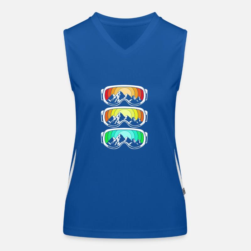 Ski Skiurlaub Funktionelles Kontrast-Tank Top für Frauen