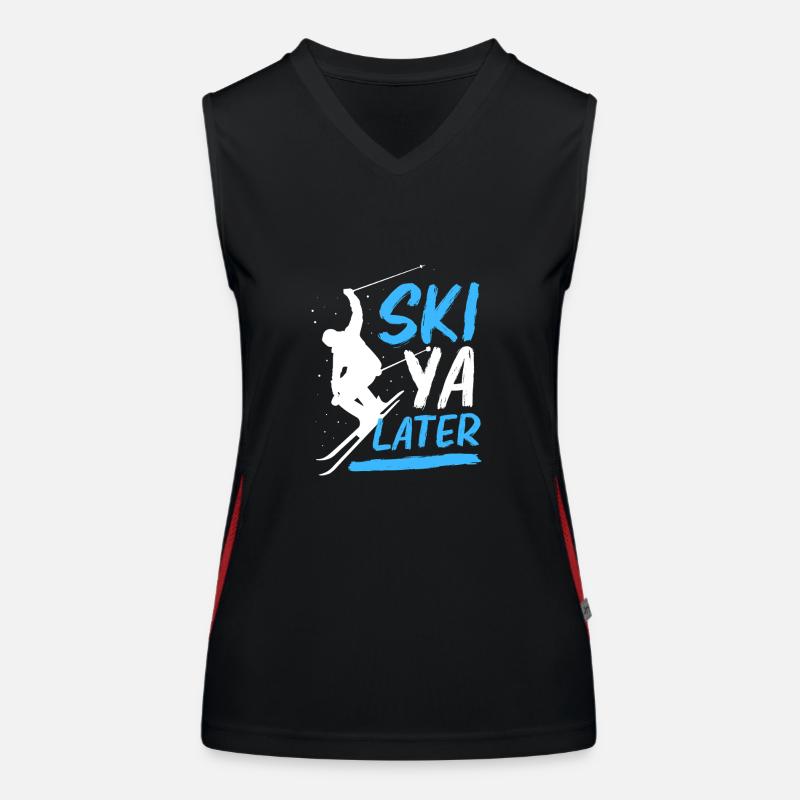 Ski Skiurlaub Funktionelles Kontrast-Tank Top für Frauen