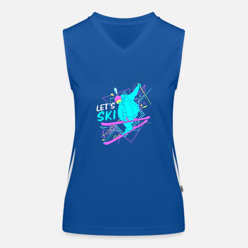 Ski Skiurlaub Funktionelles Kontrast-Tank Top für Frauen