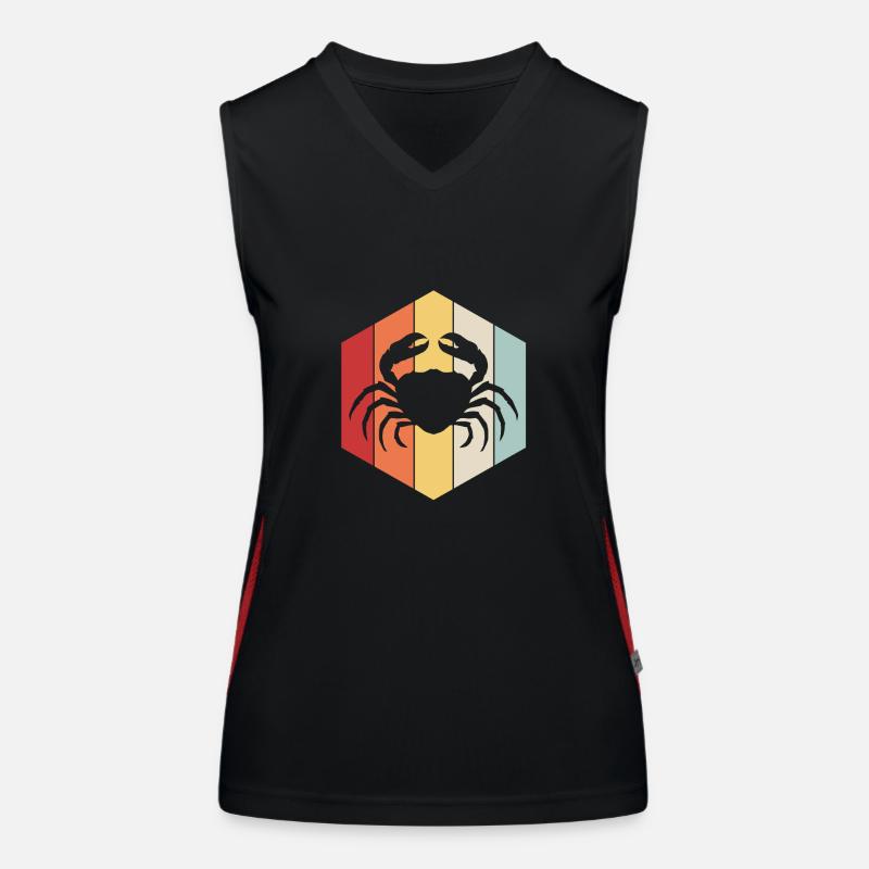 Krabbe Funktionelles Kontrast-Tank Top für Frauen
