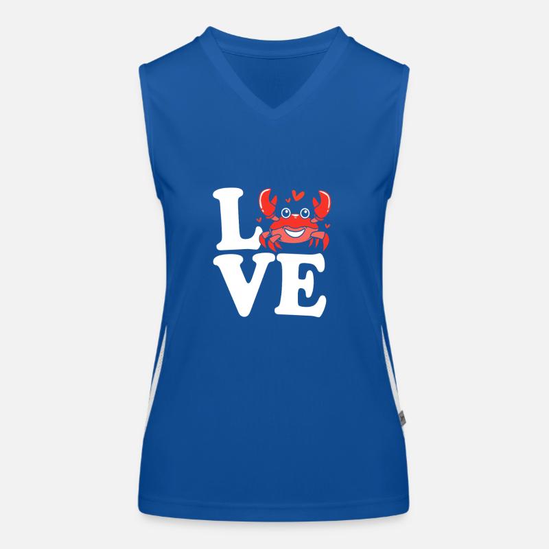 Krabbe Funktionelles Kontrast-Tank Top für Frauen