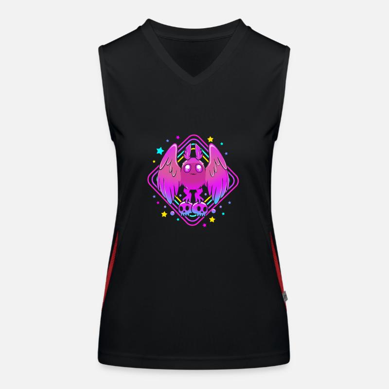 Mottenmann Funktionelles Kontrast-Tank Top für Frauen