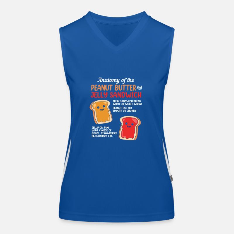 Peanut butter Women's Functional Contrast Tank Top