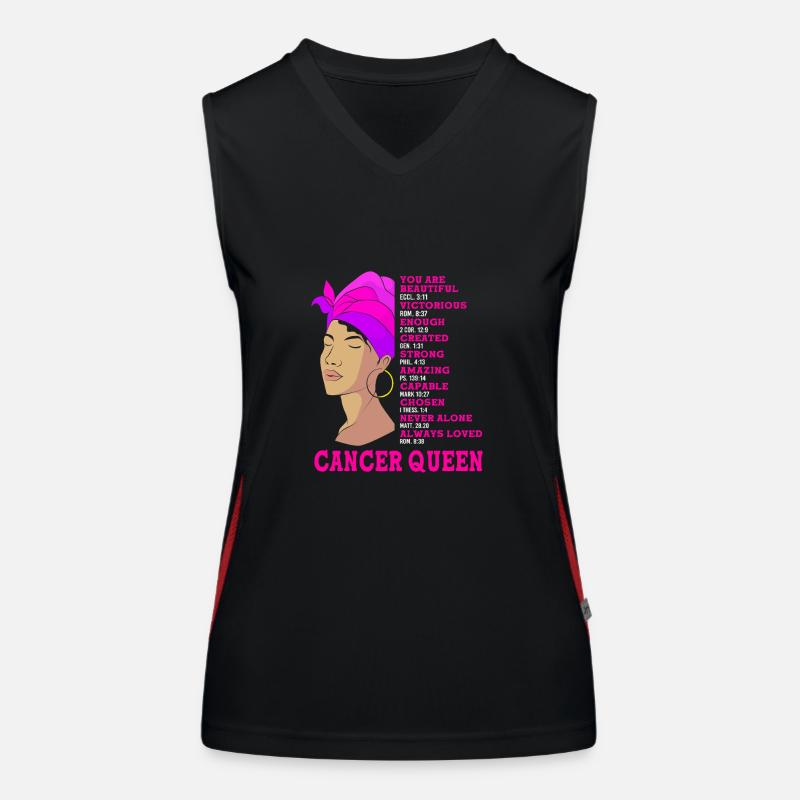 Sternzeichen Krebs Funktionelles Kontrast-Tank Top für Frauen