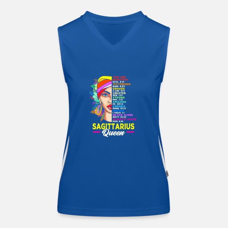 Zodiac sign Sagittarius Women's Functional Contrast Tank Top