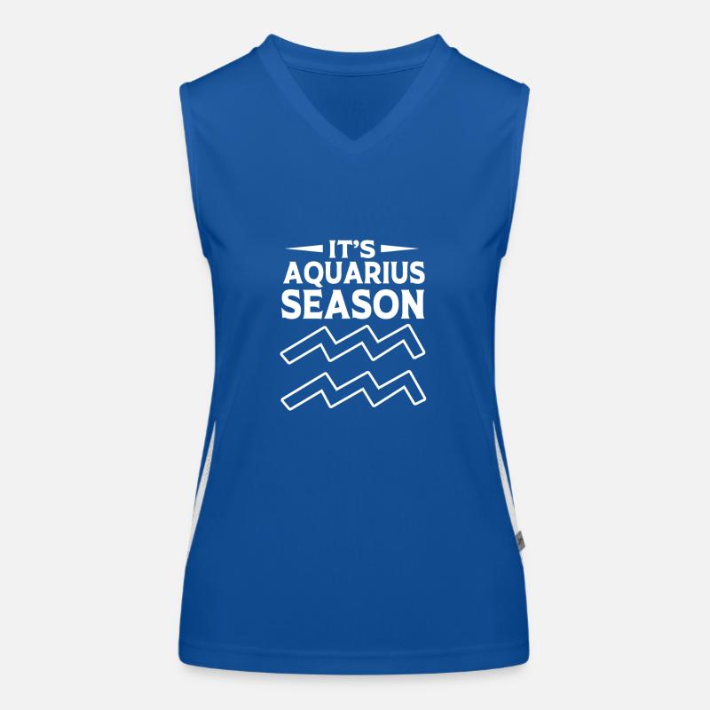 Sternzeichen Wassermann Funktionelles Kontrast-Tank Top für Frauen