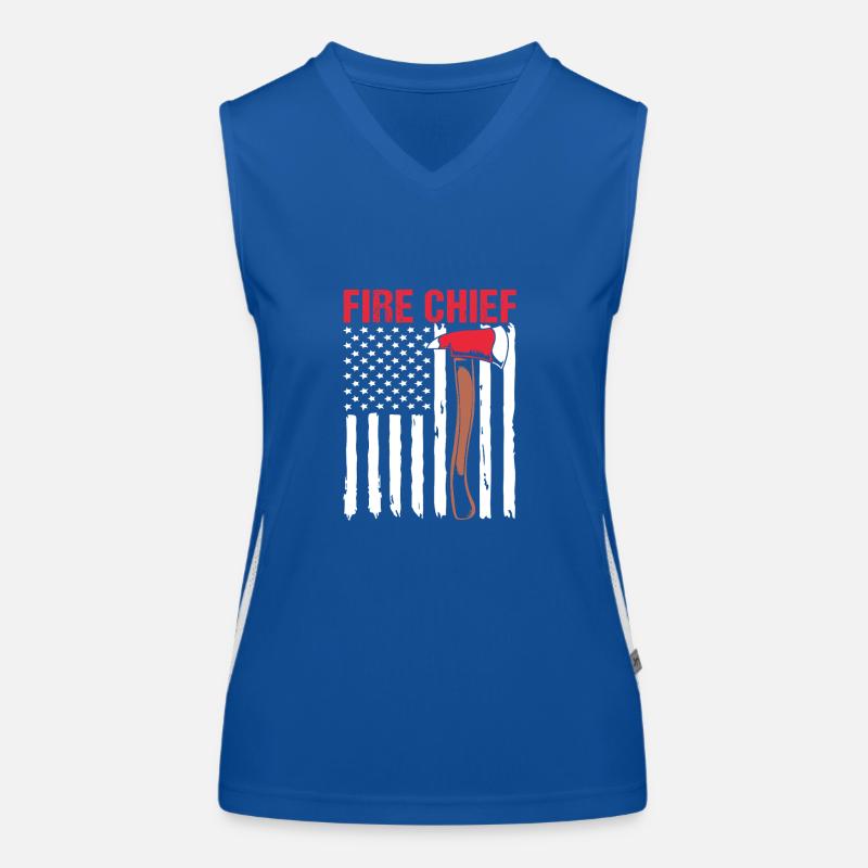 Firefighter Child Women's Functional Contrast Tank Top