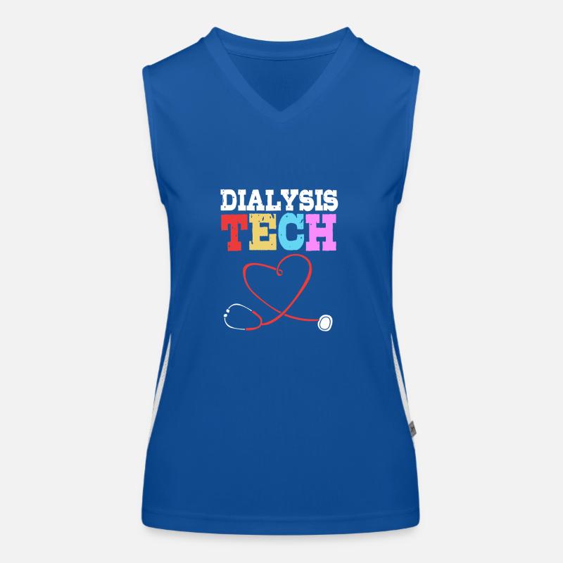 Dialysis Technician Women's Functional Contrast Tank Top