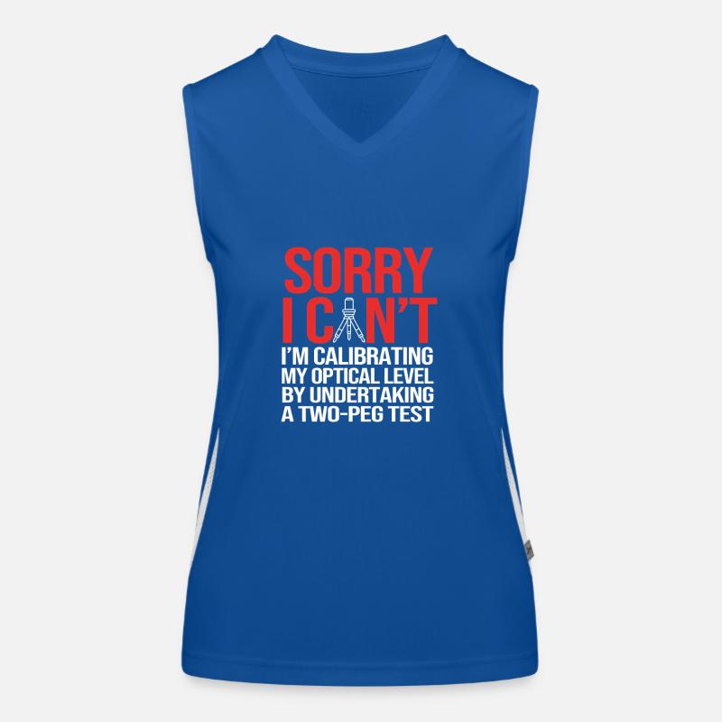 Landvermesser Funktionelles Kontrast-Tank Top für Frauen