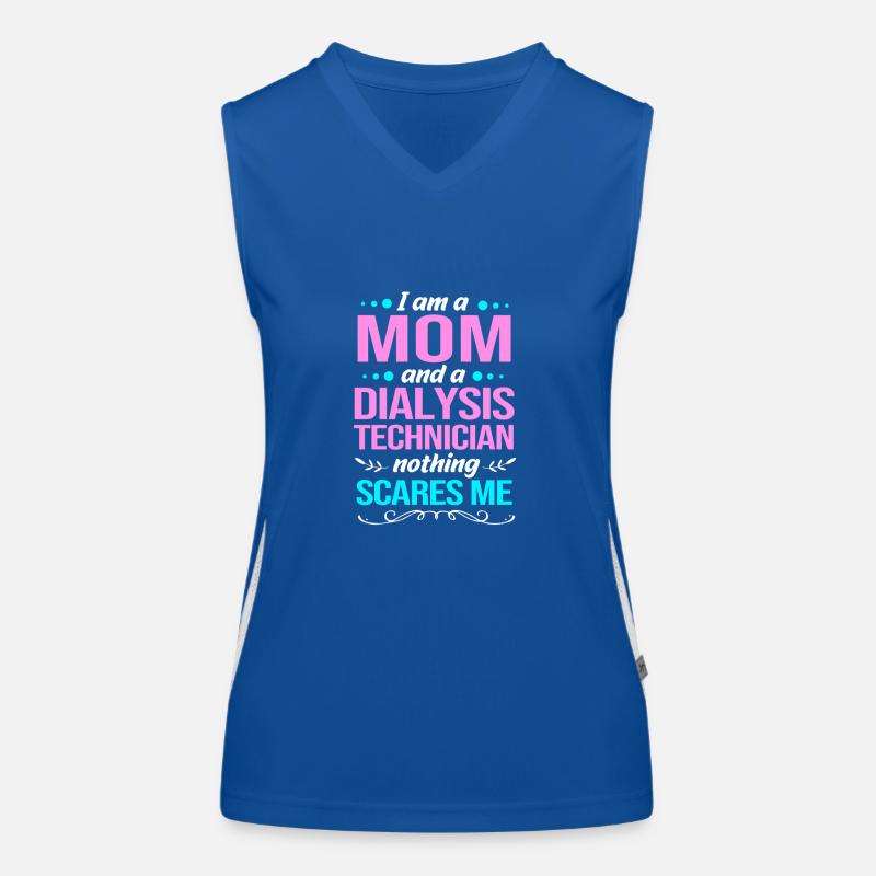 Dialysis Technician Women's Functional Contrast Tank Top
