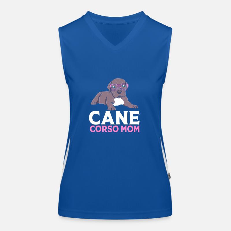 Cane corso Débardeur respirant contrasté Femme