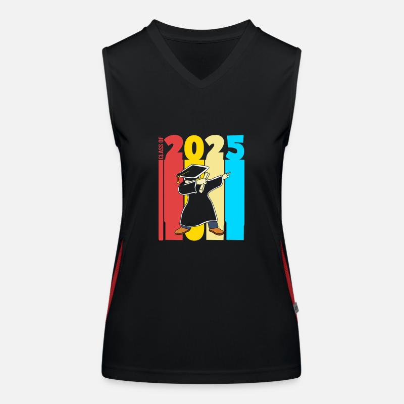 Klasse von 2025 Funktionelles Kontrast-Tank Top für Frauen