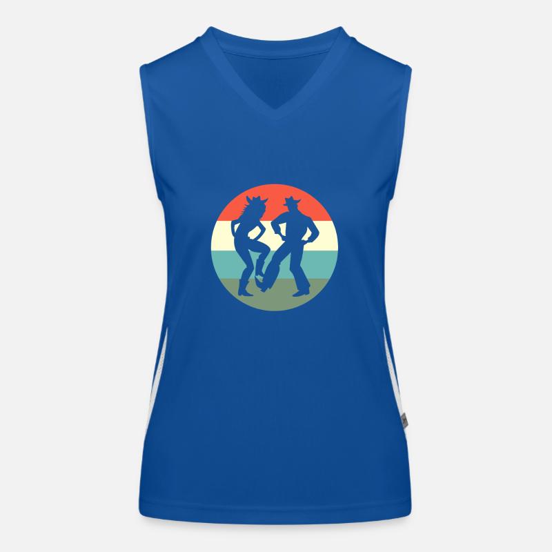 Square Dance Women's Functional Contrast Tank Top