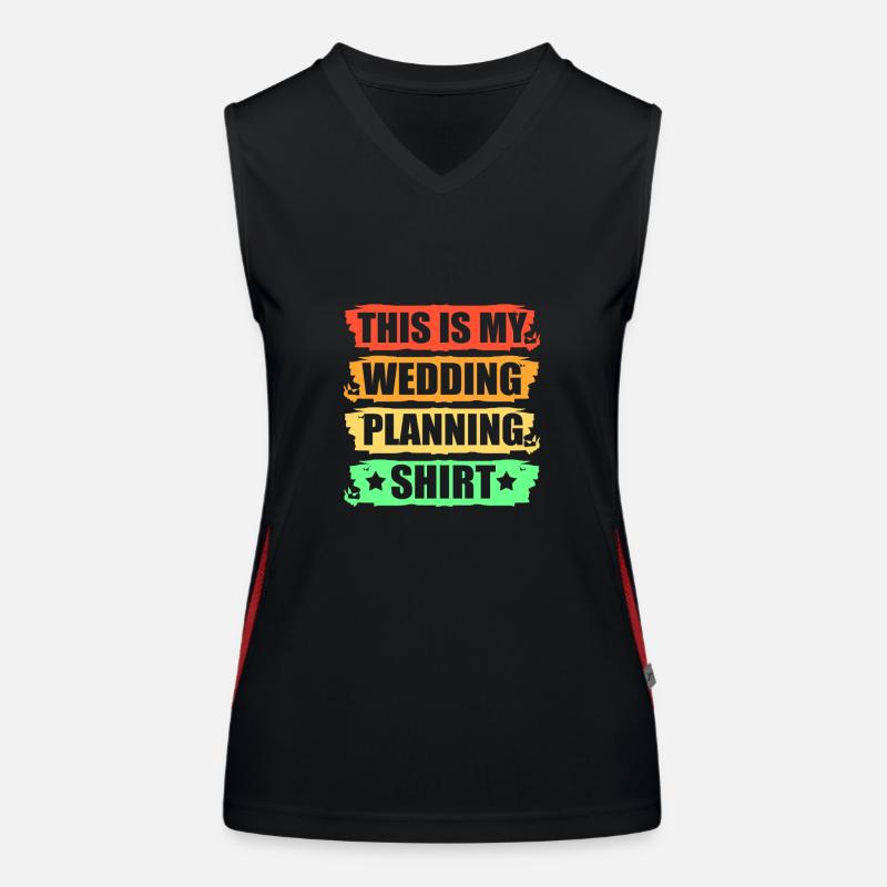Event Planner Wedding Women's Functional Contrast Tank Top