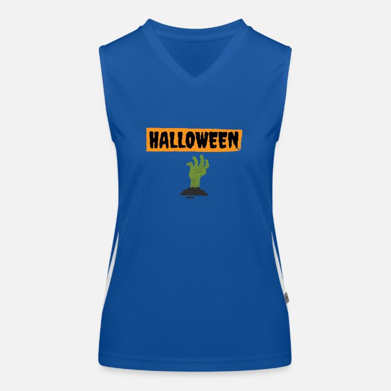 Halloween Haupt Funktionelles Kontrast-Tank Top für Frauen