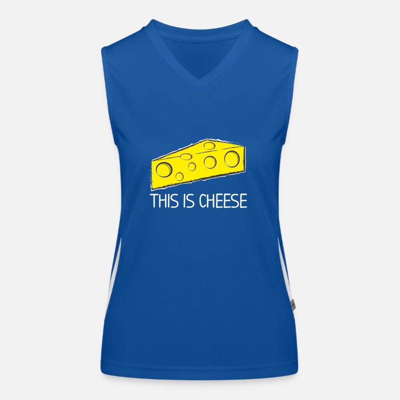 This is cheese Women's Functional Contrast Tank Top