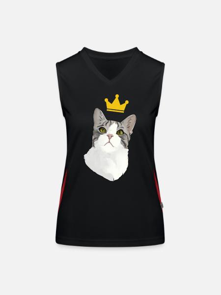 Mortier King - Débardeur respirant contrasté Femme - noir/rouge - Devant