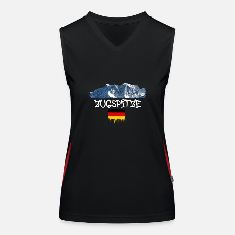 Zugspitze,mountain,mountains,Germany,ski area,ski area Women's Functional Contrast Tank Top