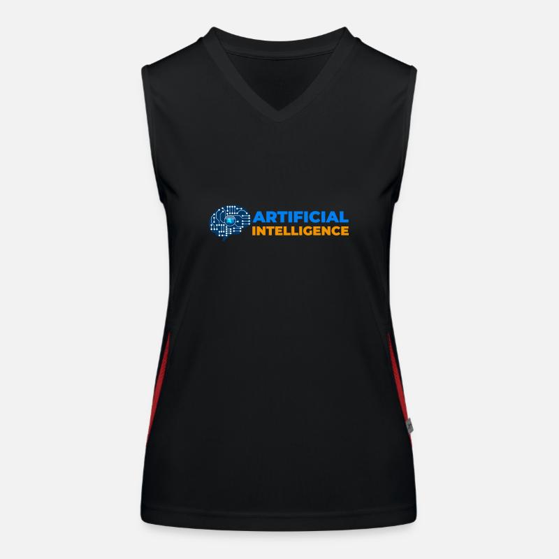 Artificial intelligence Women's Functional Contrast Tank Top