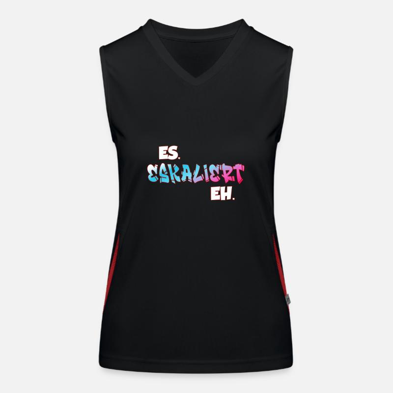 It's escalating anyway Women's Functional Contrast Tank Top